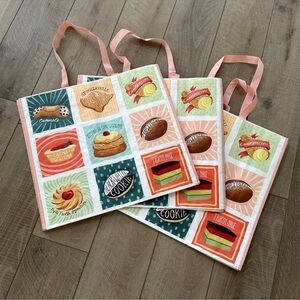 Homegoods TJMaxx Marshalls Viral Italian Pastries Tote Bags Set of 3 NWOT